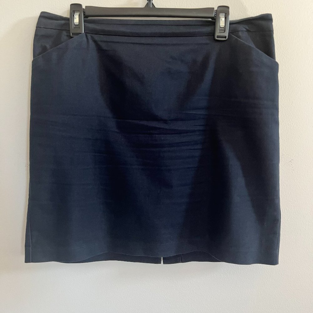 Navy Blue Skirt by New York & Co in Size 12